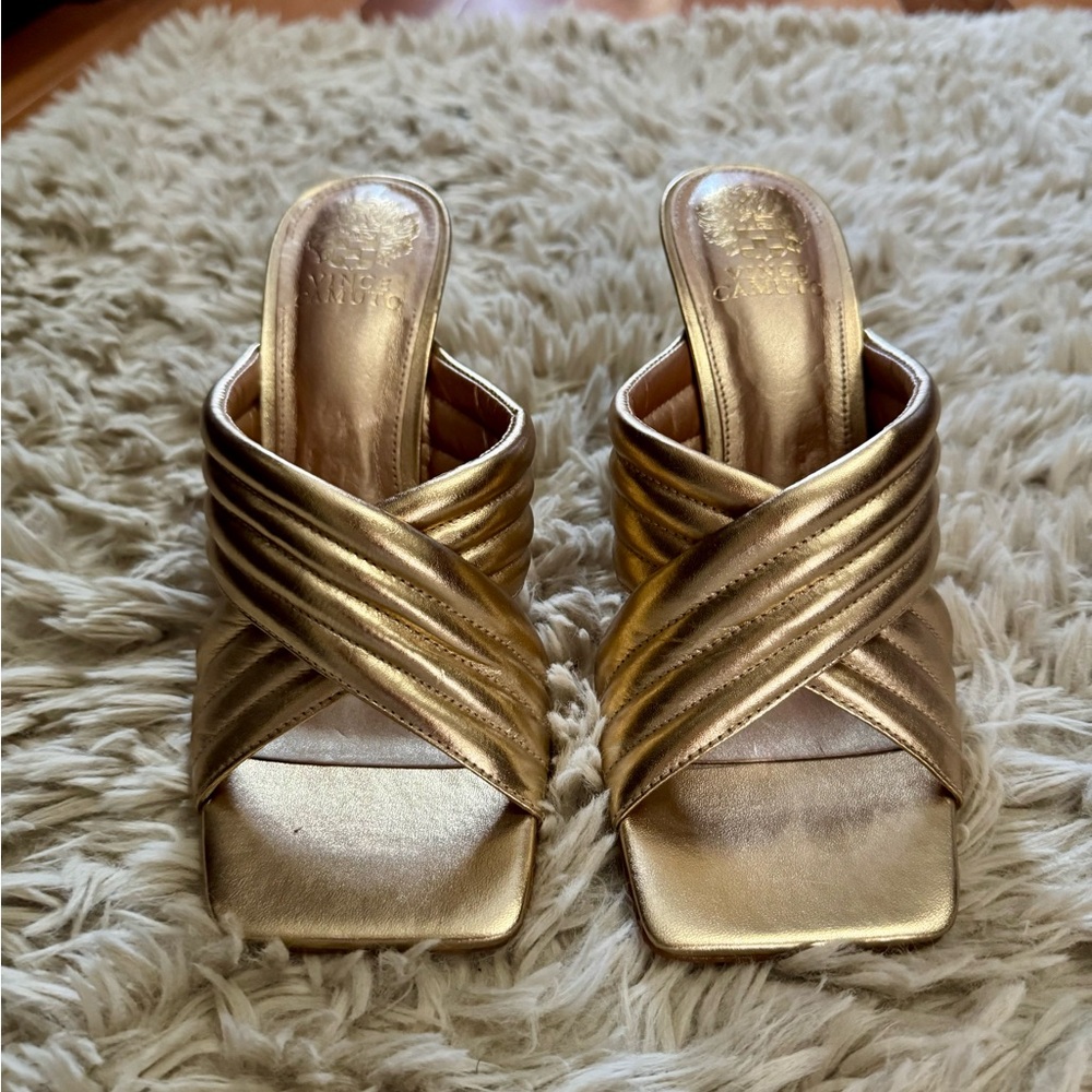 Gold Vince Camuto Sandals